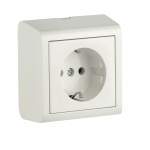 Розетка накладна з заземленням NIVO, купити, замовити, ціна, фото, картинка, інтернет-магазин, Україна