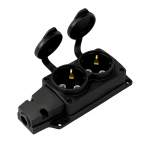 Колодка каучукова 2 гнізда з кришкою, купити, замовити, ціна, фото, картинка, інтернет-магазин, Україна