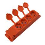 Колодка каучукова 4 гнізда з кришкою, купити, замовити, ціна, фото, картинка, інтернет-магазин, Україна